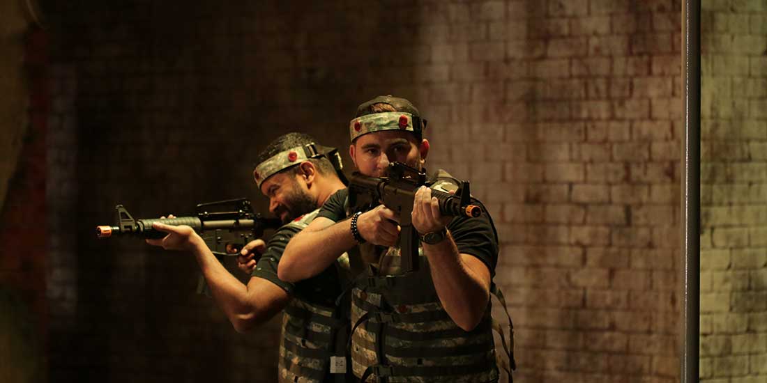 Combat simulation in Dubai